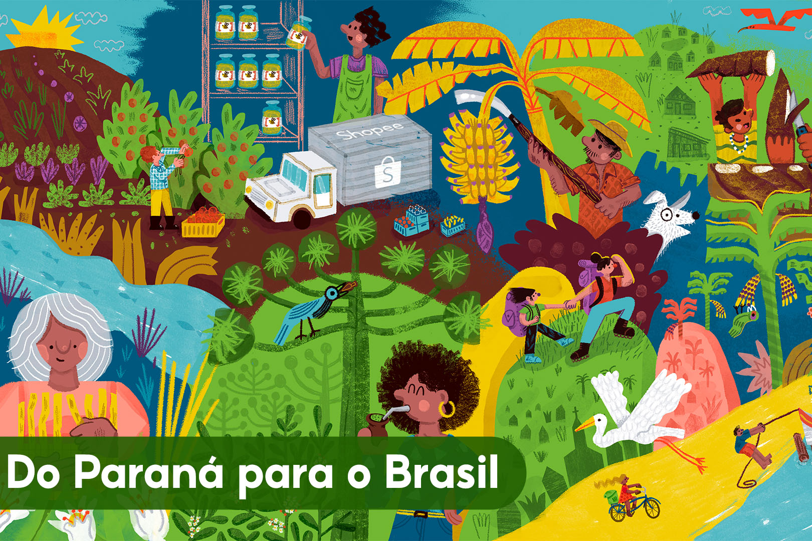 Em parceria com o Estado, a Shopee lança seção exclusiva com produtos paranaenses