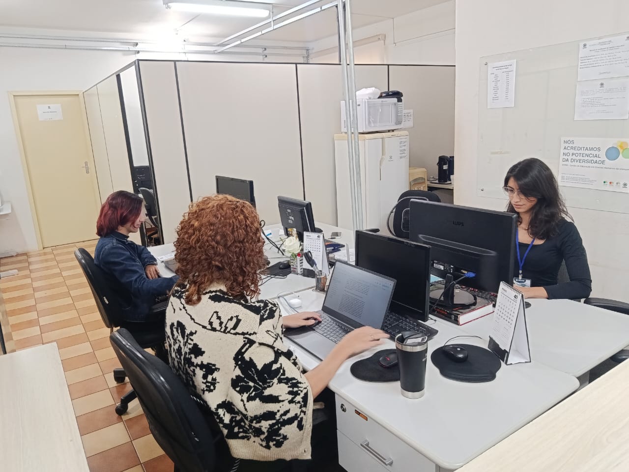 Residentes do Especializa Paraná atuando na AGEUNI/UNESPAR, em Campo Mourão.