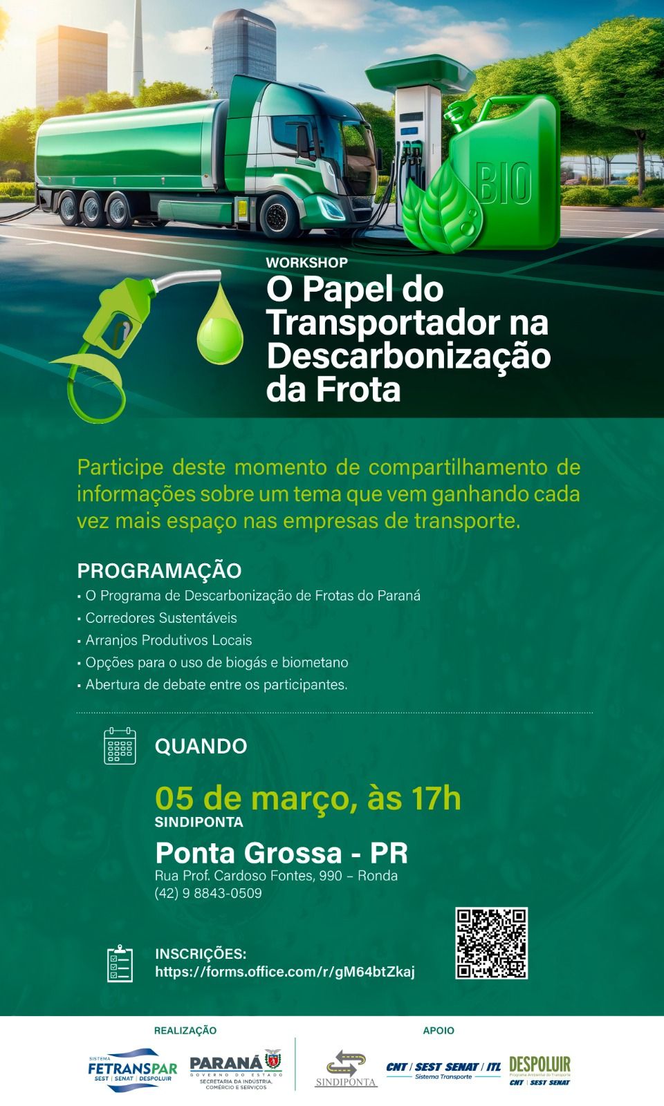 Workshop Descarbonização Ponta Grossa