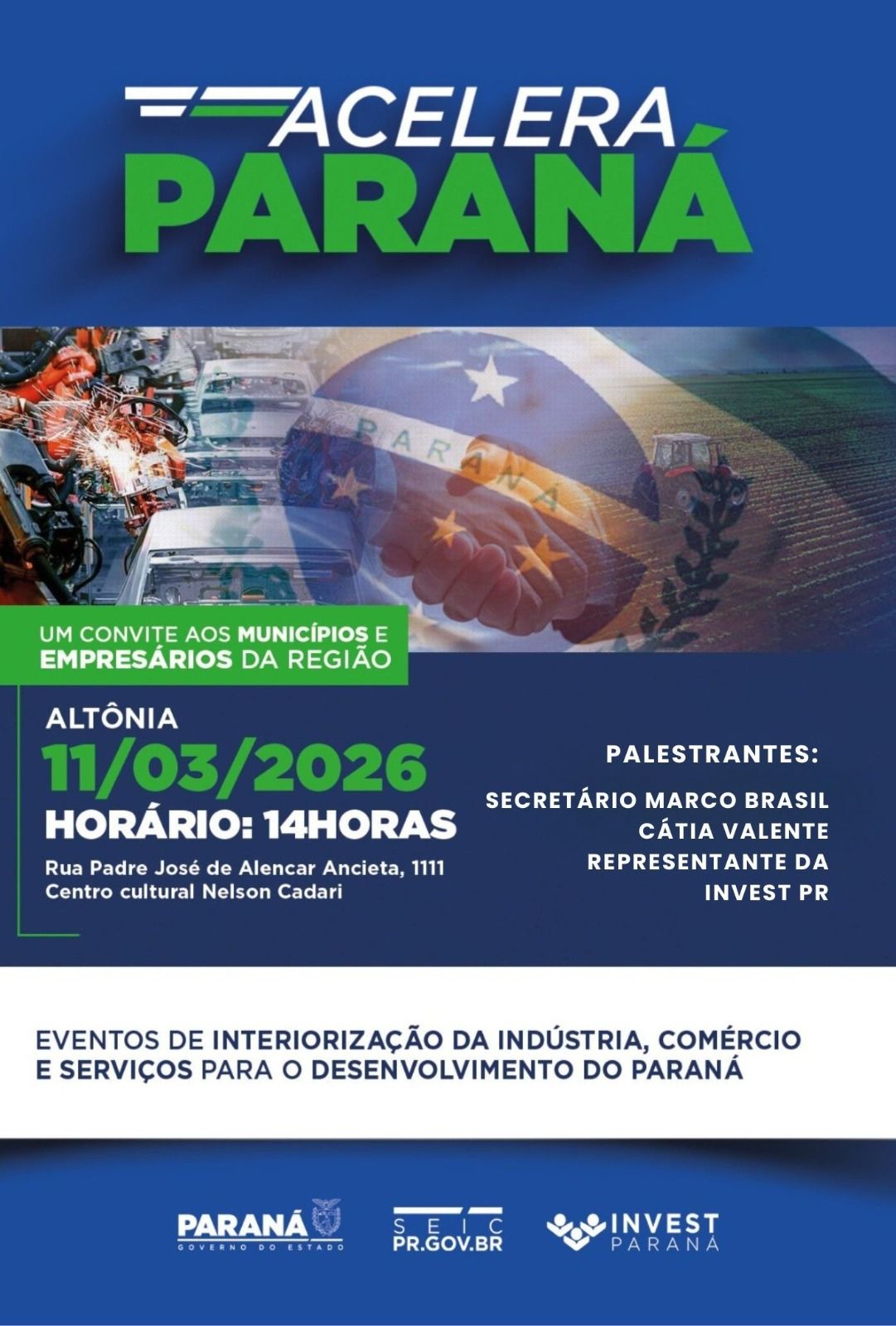 Evento Acelera Paraná em Altônia
