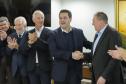 Reunião do governador Ratinho Jr com a Cooperativa Agrária para anunciar investimento de R$ 500 milhões em nova maltaria em Guarapuava