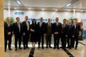 O vice-governador Darci Piana, o secretário de Indústria, Comércio e Serviços, Ricardo Barros, e o diretor-presidente da Invest Paraná, Eduardo Bekin, se reuniram nesta terça-feira (12) em Pequim, na China, com representantes da AVIC International Beijing, uma das principais empresas globais de tecnologia aeroespacial e defesa, e da China Railway Construction Corporation Limited (CRCC), conglomerado especializado em infraestrutura 
