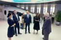 O vice-governador Darci Piana, o secretário de Indústria, Comércio e Serviços, Ricardo Barros, e o diretor-presidente da Invest Paraná, Eduardo Bekin, se reuniram nesta terça-feira (12) em Pequim, na China, com representantes da AVIC International Beijing, uma das principais empresas globais de tecnologia aeroespacial e defesa, e da China Railway Construction Corporation Limited (CRCC), conglomerado especializado em infraestrutura 