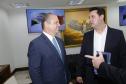 Governador Ratinho Junior recebe novo embaixador da Itália no Brasil