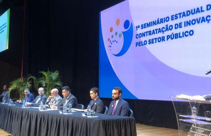 Seic foi representada pelo diretor-geral Christiano Puppi no 1º Seminário Estadual de Contratação de Inovação pelo Setor Público