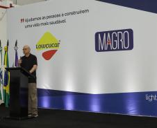 O governador Carlos Massa Ratinho Junior participou da ampliação da LightSweet em Marialva