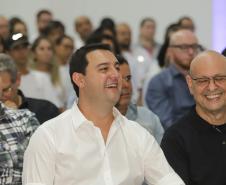 O governador Carlos Massa Ratinho Junior participou da ampliação da LightSweet em Marialva