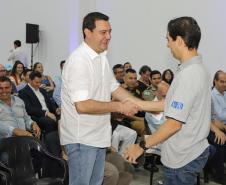 O governador Carlos Massa Ratinho Junior participou da ampliação da LightSweet em Marialva