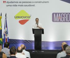 O governador Carlos Massa Ratinho Junior participou da ampliação da LightSweet em Marialva