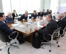 Reunião do governador Ratinho Jr com a Cooperativa Agrária para anunciar investimento de R$ 500 milhões em nova maltaria em Guarapuava