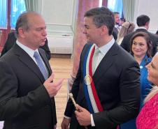Comitiva do Paraná participa da posse do presidente do Paraguai para estreitar ainda mais relação bilateral