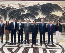Comitiva paranaense liderada pelo vice-governador Darci Piana na China