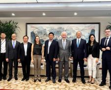 Comitiva paranaense liderada pelo vice-governador Darci Piana na China