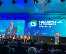 Em Fórum de Gestores Públicos, governador reforça que planejamento induz crescimento