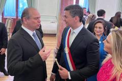 Comitiva do Paraná participa da posse do presidente do Paraguai para estreitar ainda mais relação bilateral