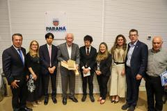 Piana recebe comitiva japonesa para debater participação do Paraná na Expo Osaka