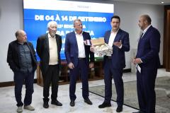 O governador Carlos Massa Ratinho Junior conheceu nesta quinta-feira (28) os detalhes da 32ª Feira da Louça, promovida pelo Sindilouça em Campo Largo, na Região Metropolitana de Curitiba (RMC).