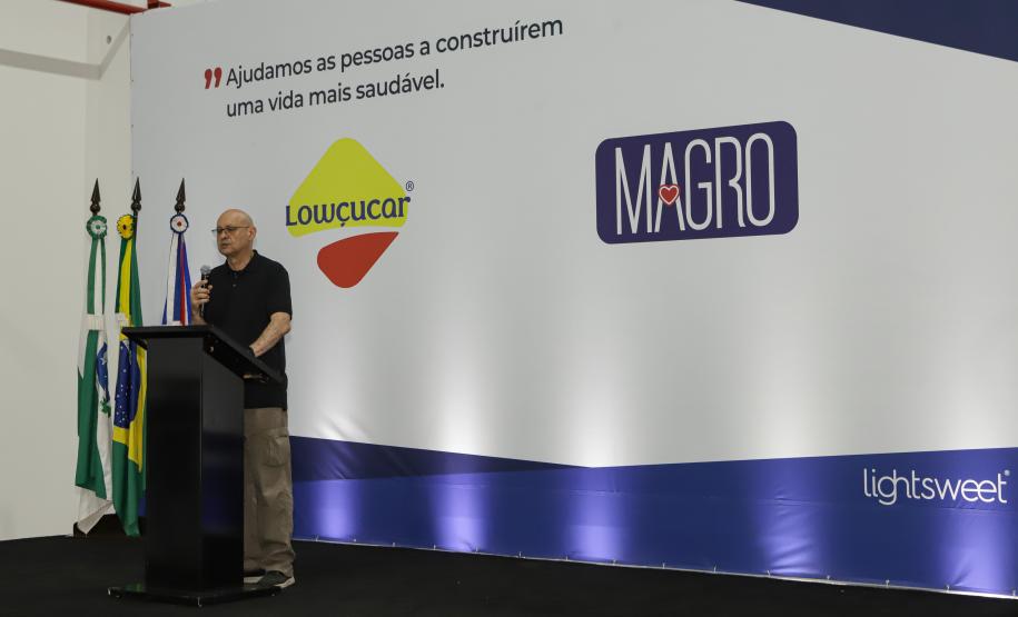 O governador Carlos Massa Ratinho Junior participou da ampliação da LightSweet em Marialva