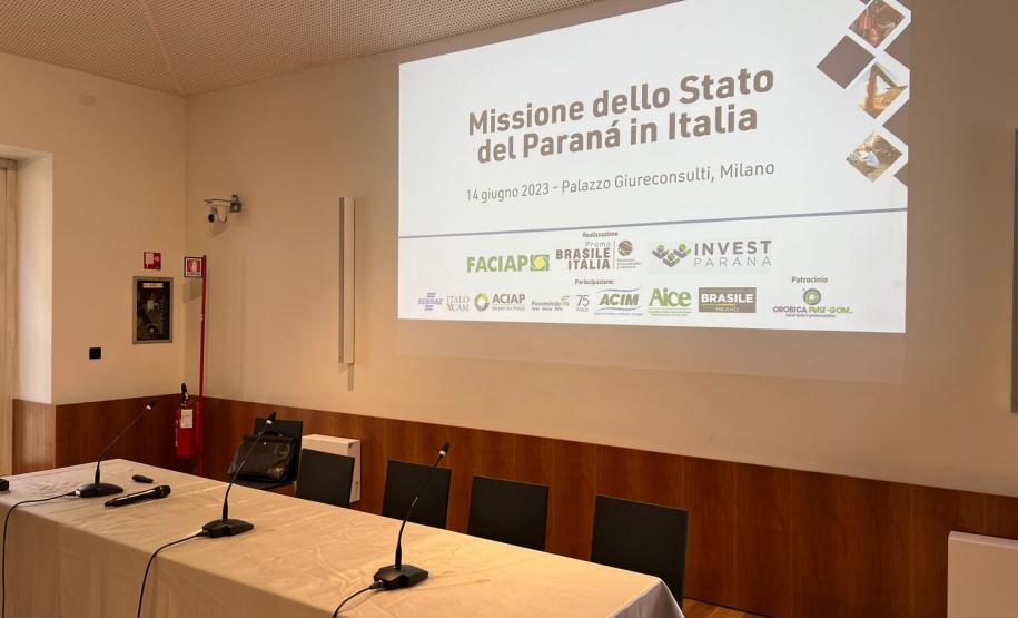 Invest Paraná prospecta negócios em missão na Itália