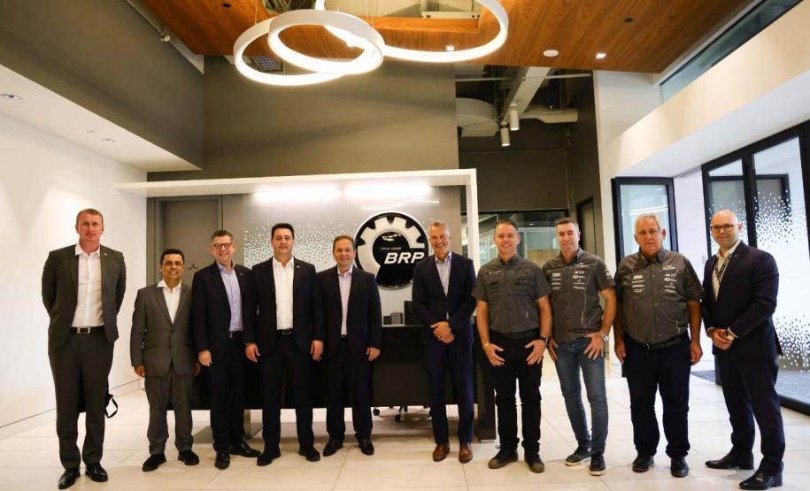 Governador apresenta vocações do Paraná à BRP, uma das principais empresas do Canadá