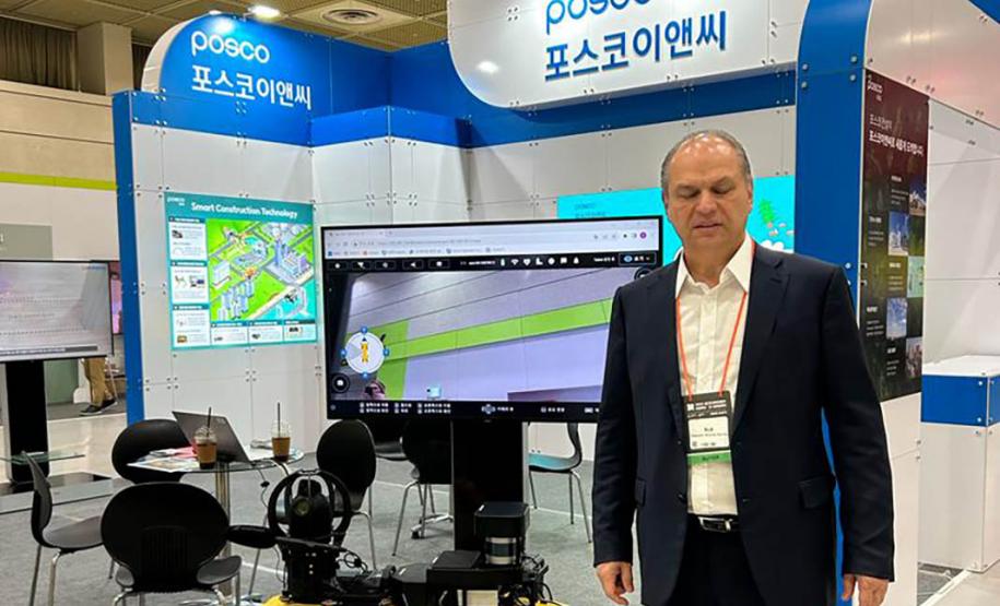 O secretário estadual da Indústria, Comércio e Serviços, Ricardo Barros, esteve nessa semana em missão à Coreia do Sul para prospectar novos investimentos do país asiático no Paraná. Foto: SEIC-PR