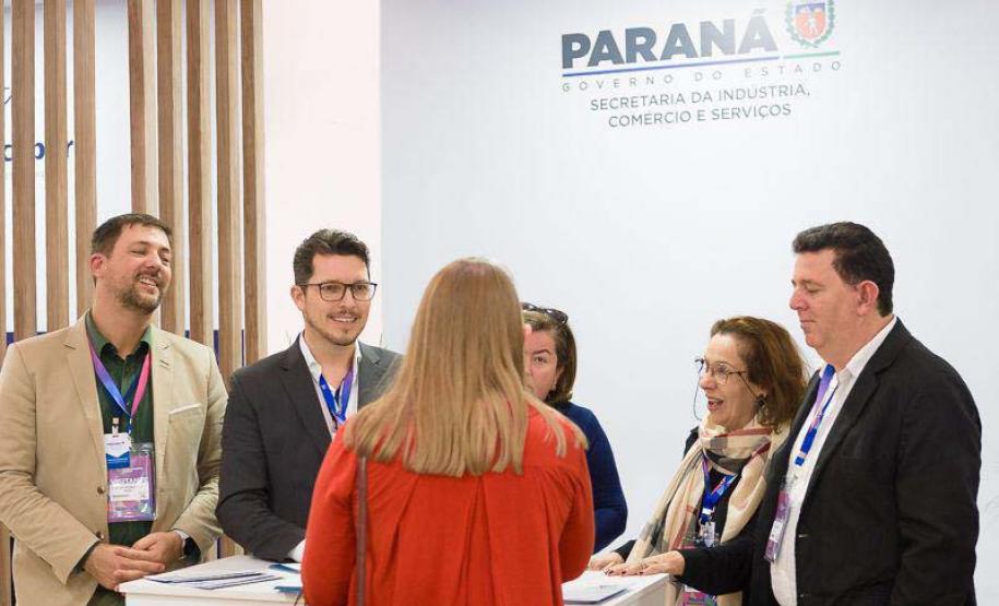 Estande da Seic na Feira do Empreendedor do Sebrae