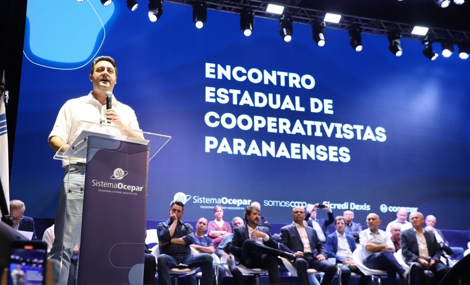 Governador destaca faturamento de R$ 202 bilhões das cooperativas do Paraná em 2023