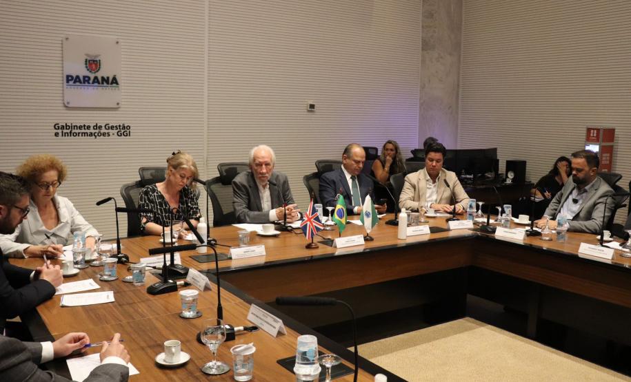 Paraná busca parcerias com o Reino Unido em educação, infraestrutura e energia verde