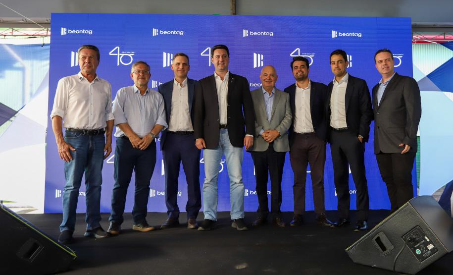Em Campo Mourão, governador participa da celebração de 40 anos da multinacional Beontag