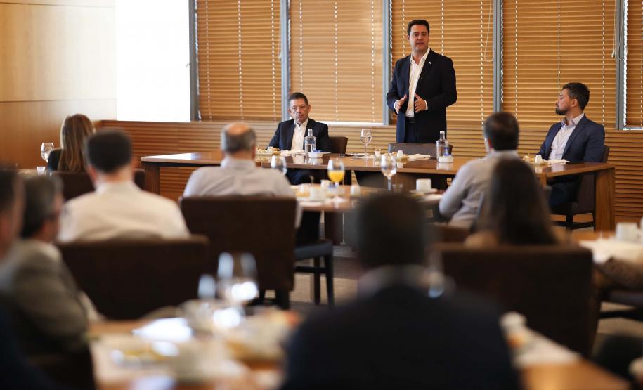 Ratinho Junior apresenta bom ambiente do Paraná para investidores em São Paulo